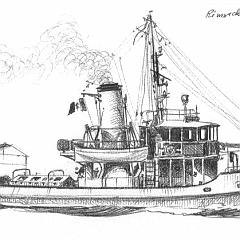 1937 - Rimorchiatore locale 'Porto Fossone'